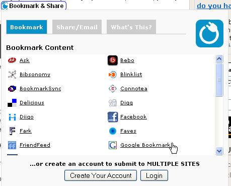 Yep read em and weap, up to 20 social networking sites to choose from